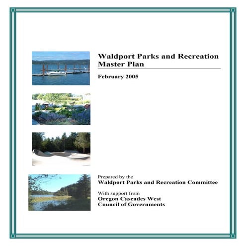 South Lincoln County, Parks & Recreation Master Plan