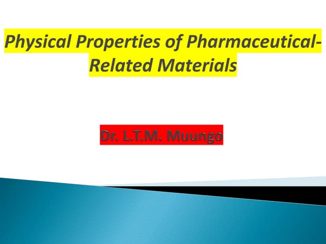 1-3-Physical Properties of Pharmaceutical-Related Materials.pdf