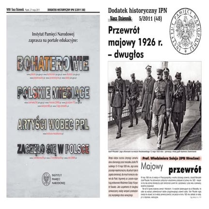 Przewrót majowy 1926 r. – dwugłos