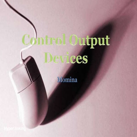 1.3 control output devices