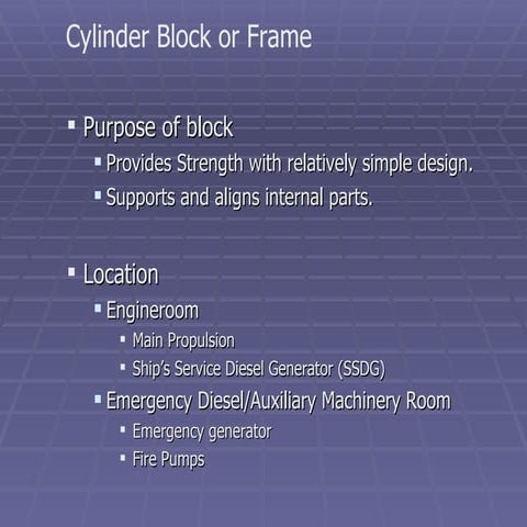 1.3 diesel engine stationary components