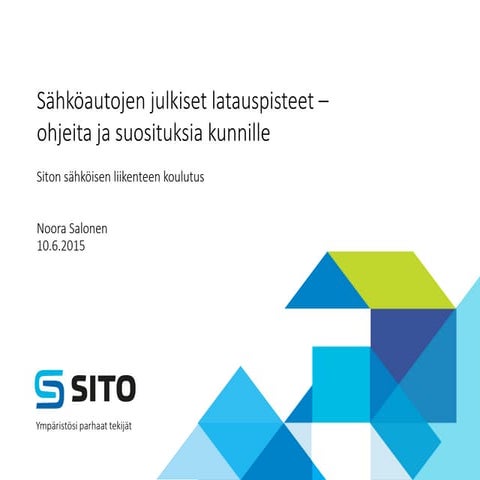 Sahkoinen liikenne_1-3 Salonen Sito sähköautojen latauspisteet
