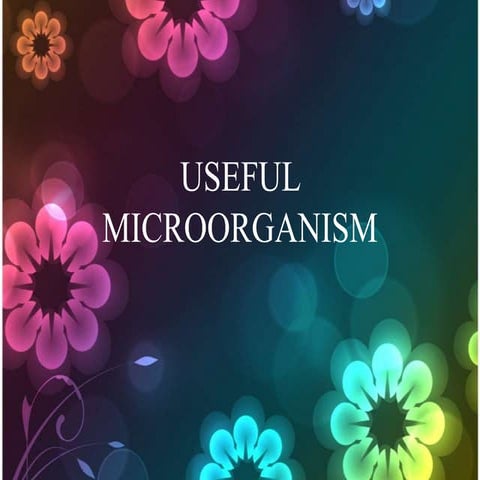 1.3 useful microorganism