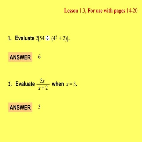 1.3 writing expressions part 1