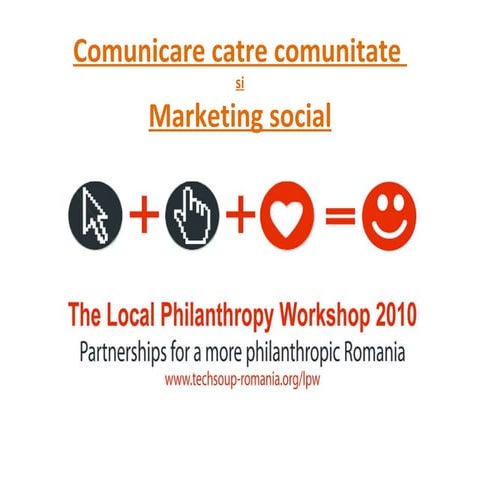 1.4.comunicare catre comunitate, unelte de marketing social
