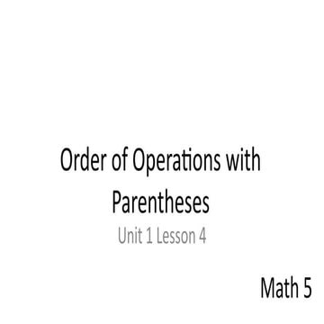 pemdas | PPT