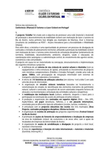 1.4.SíNtese Das ConclusõEs ConferêN...