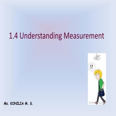 1.4 measurement