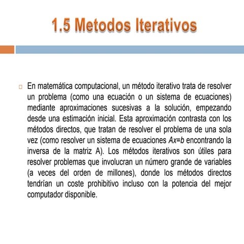 1.5 metodos iterativos