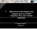 Massively Parallel Sequencing - integrating the Ion PGM™ sequencer into your forensic laboratory.