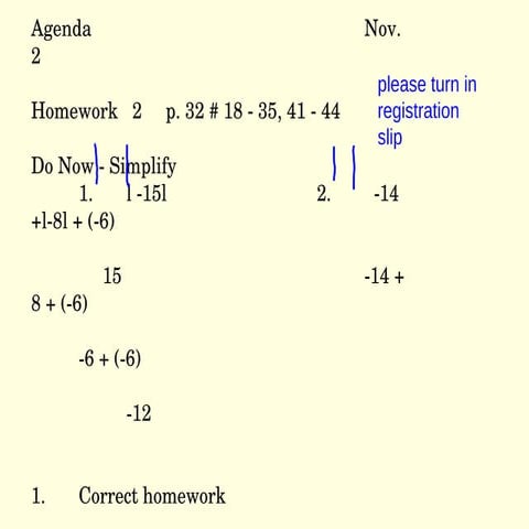 Subtraction of Integers | PPT