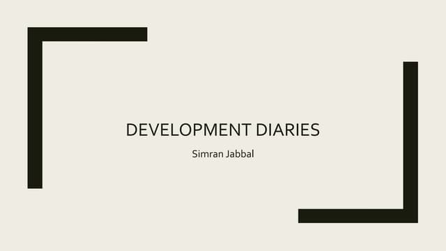 Reflective Diaries