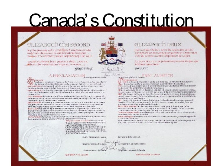 1.9 canadas constitution website