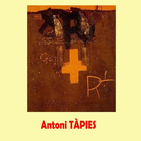 A.Tàpies,creu i r