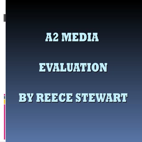 Media evaluation intro | PPTX