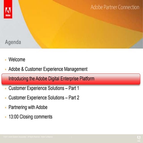Customer Experience Management from Adobe