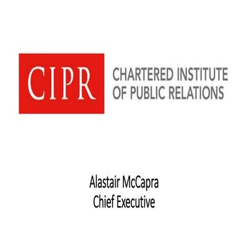 CIPR presentation by Alastair McCapra