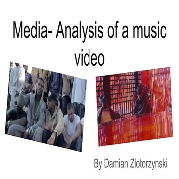 Analysis of a music video