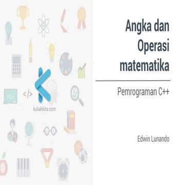 Pemrograman C++ - Angka