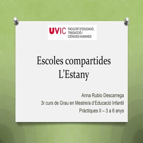 L'Estany, Anna Rubio