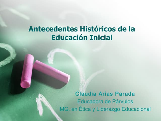 1. antecedentes históricos de la ed...