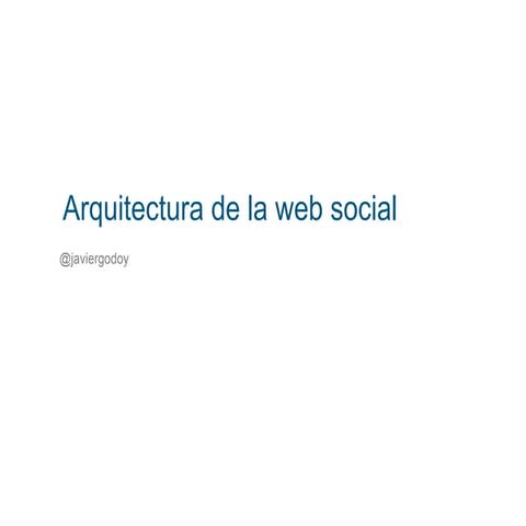 1.arquitectura de la web social