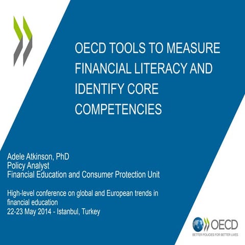 OECD INFE International Survey of Adult Financial Literacy Competencies ...