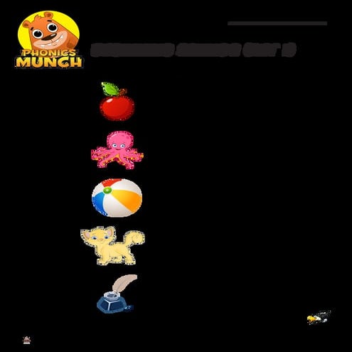 Beginning Sounds Phonics Worksheet 