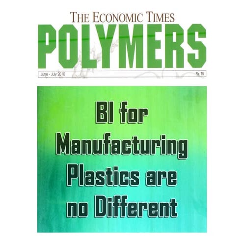 Business Intelligence (BI) for Manufacturing