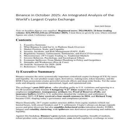 Evaluating Binance’s Role in the Transformation of Global Financial ...