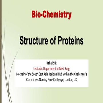 Structure of Proteins