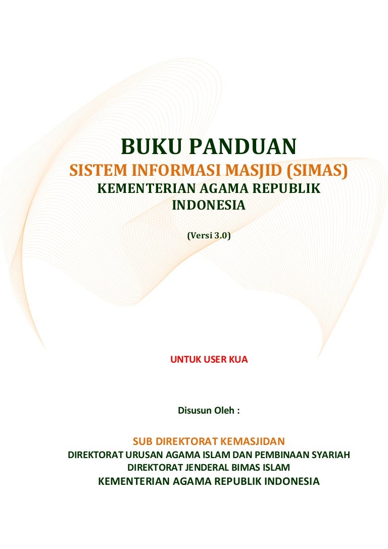Buku Panduan Simas 2014 Depag Kua