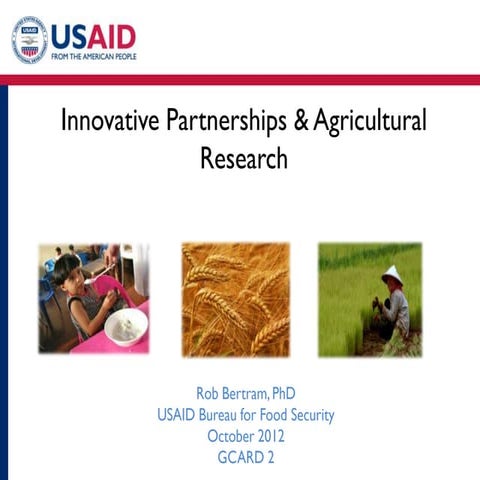 C1.2. Innovative Partnerships & Agricultural Research
