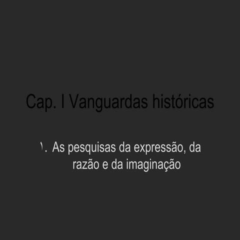 1.vanguardas historicas