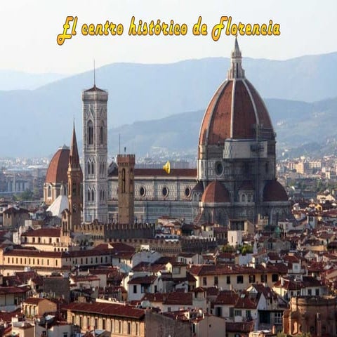 Centro histórico de Florencia