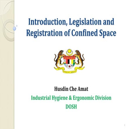 Seminar Cakna KKP - CONFINED SPACE To Make A Safe Space