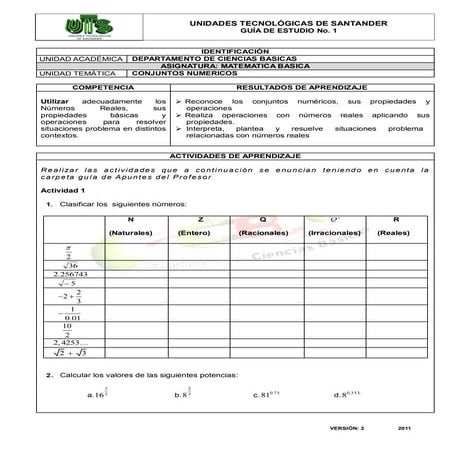  Guía Conjuntos Numéricos