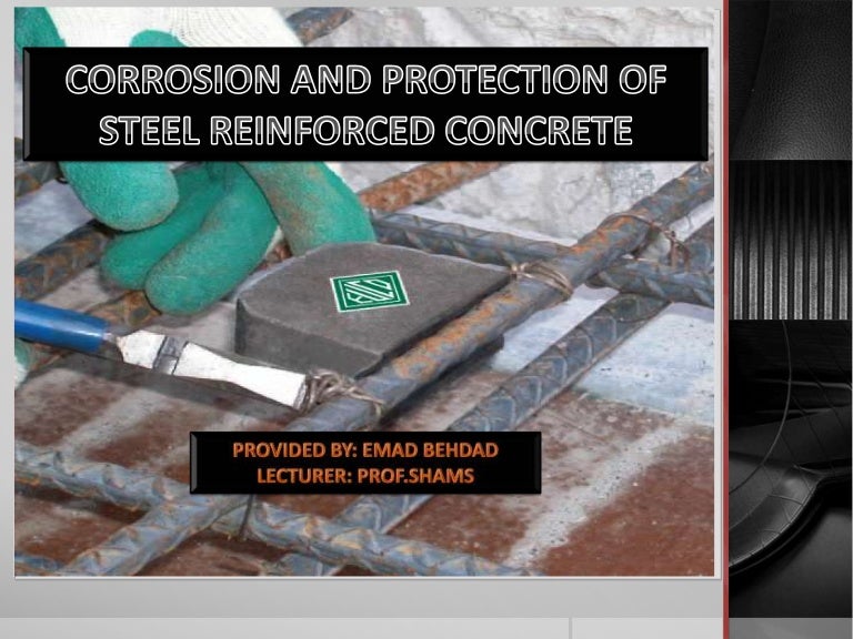 corrosion and protection of steel rein…