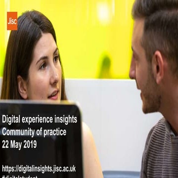 Digital experience insights community of practice