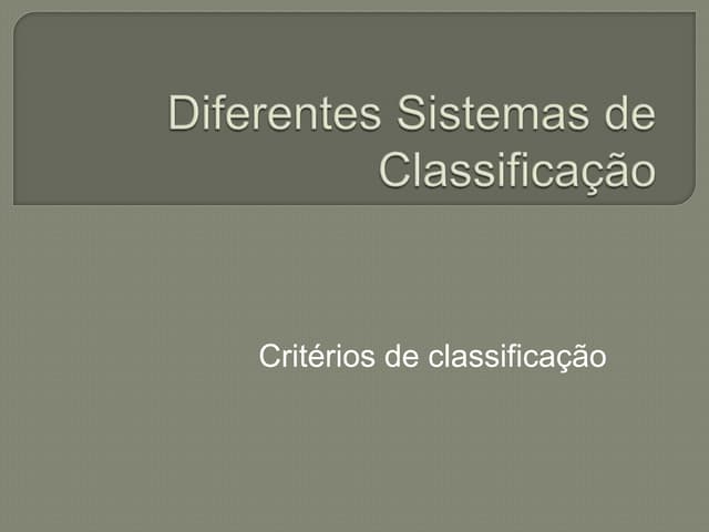 1   diferentes sistemas de classifi...