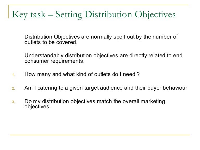 1 distribution cost analyis
