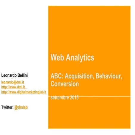 Google Analytics ABC