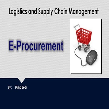 E - Procurement