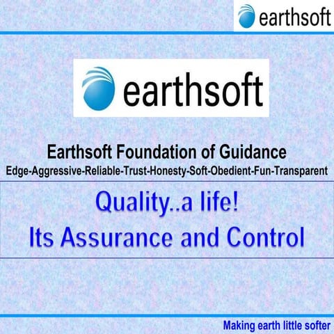 1 earthsoft-brief-quality in software organidation