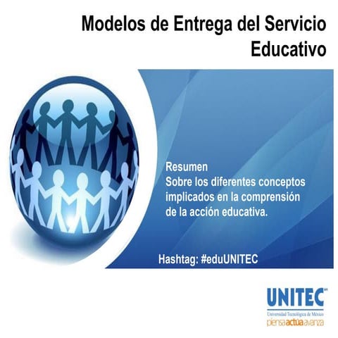 Modelos de entrega del servicio educativo