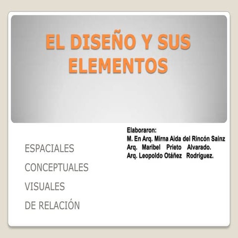 1 -el diseño y sus elementos