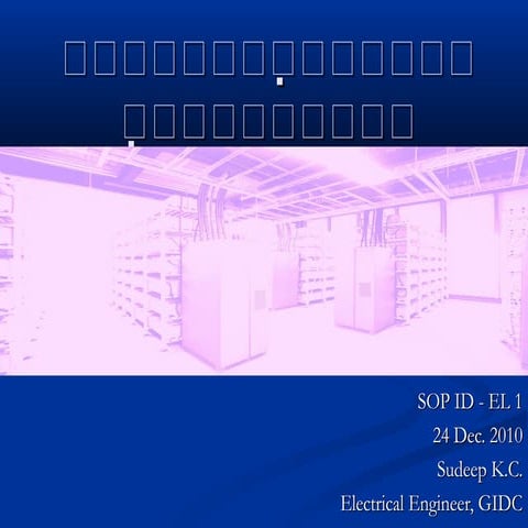 1 electric systems operation | PPT