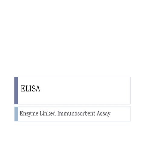 1 elisa technique