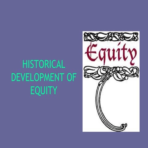 1. equity