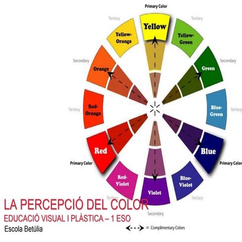 1 ESO - Visual i plàstica- La percepció del color